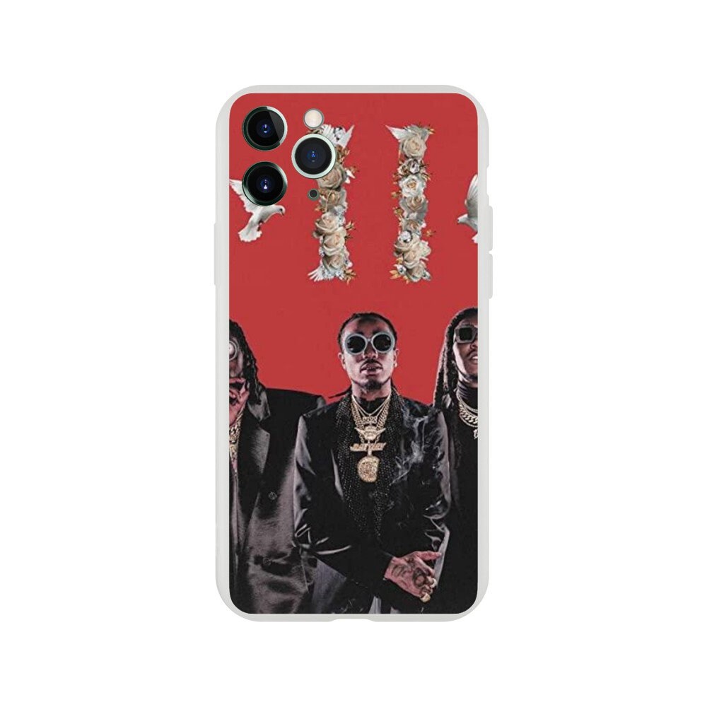 Migos - Culture 2 Flexi Mobile Cover | Transparent Phone Cover with Impact Resistance