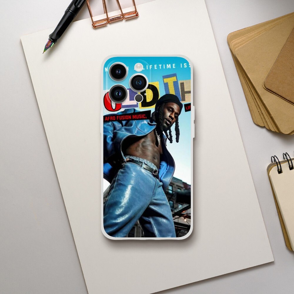 Burna Boy - I Told Them Flexi Case for iPhone & Android - Protective Phone Cover with African Musician Print, Durable Shockproof Shell, Unique Design - Customized Phone Covers
