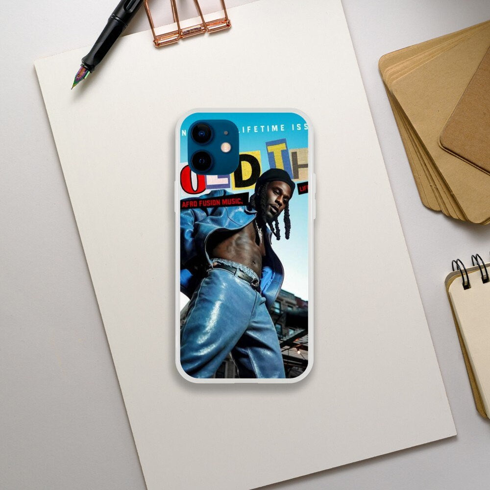 Burna Boy - I Told Them Flexi Case for iPhone & Android - Protective Phone Cover with African Musician Print, Durable Shockproof Shell, Unique Design - Customized Phone Covers