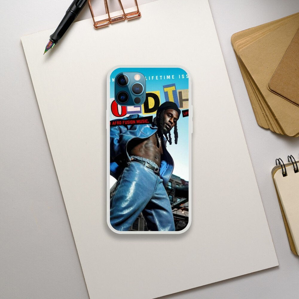 Burna Boy - I Told Them Flexi Case for iPhone & Android - Protective Phone Cover with African Musician Print, Durable Shockproof Shell, Unique Design - Customized Phone Covers