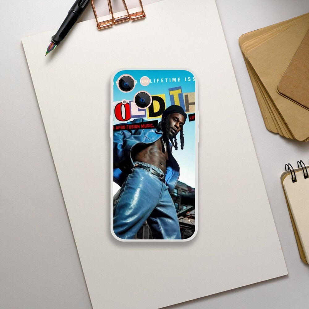 Burna Boy - I Told Them Flexi Case for iPhone & Android - Protective Phone Cover with African Musician Print, Durable Shockproof Shell, Unique Design - Customized Phone Covers