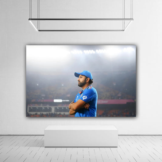 Rohit Sharma Canvas: Celebrating Cricketing Genius