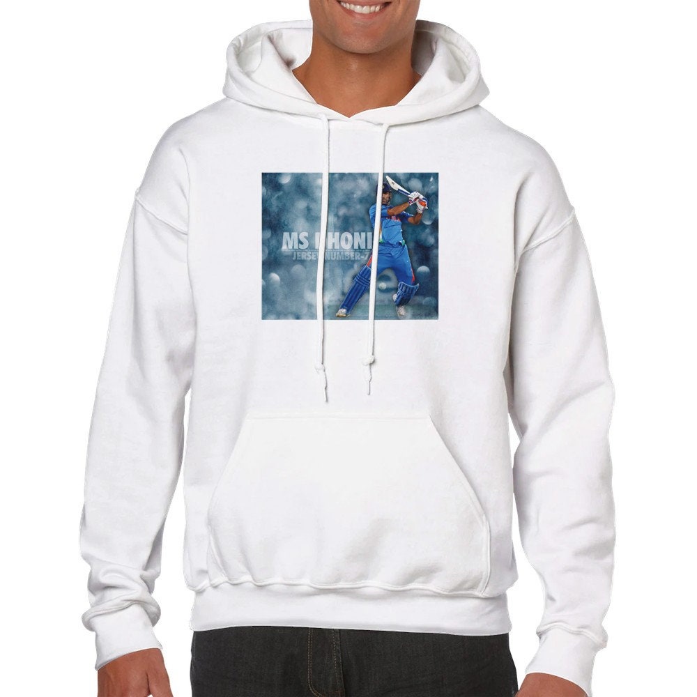 MS Dhoni Hoodie - Sports Cricket Hoodie | Legend's Sweatshirt with Hood for Winter | Men's and Women's Cricket Hoodie