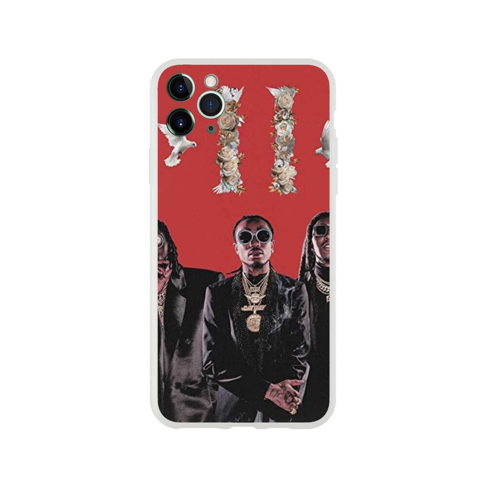 Migos - Culture 2 Flexi Mobile Cover | Transparent Phone Cover with Impact Resistance