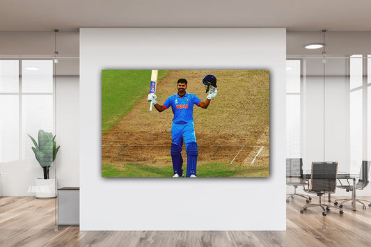 Shreyas Iyer Canvas | Printed Framed Canvas Painting for Home Decor