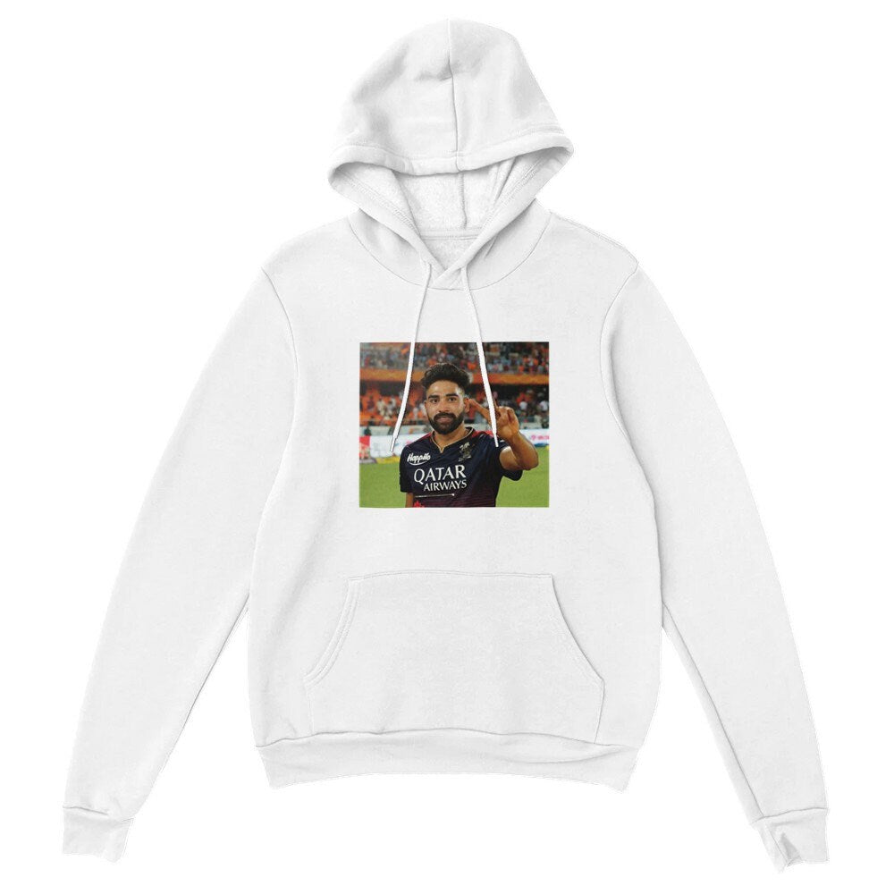 Mohammed Siraj Hoodie - Cricket Fan Apparel | Customized Hoodies