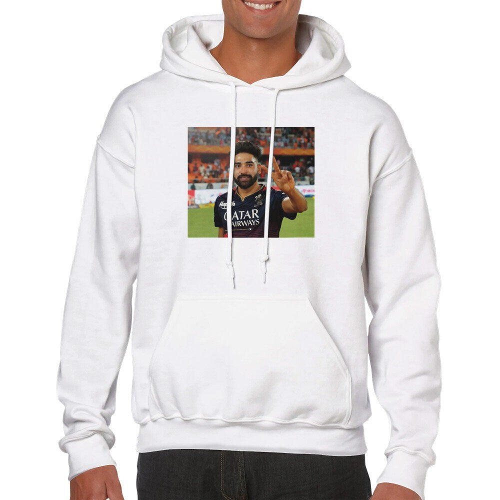 Mohammed Siraj Hoodie - Cricket Fan Apparel | Customized Hoodies