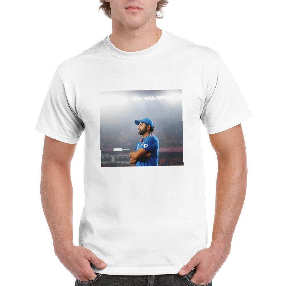 Cricketer's Pride: Rohit Sharma T-shirt - Premium Fan Apparel
