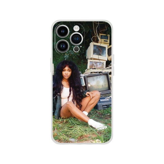 SZA -  CTRL Flexi Case | Transparent Phone Cover with Impact Resistance | Phone Case Music Gift CTRL