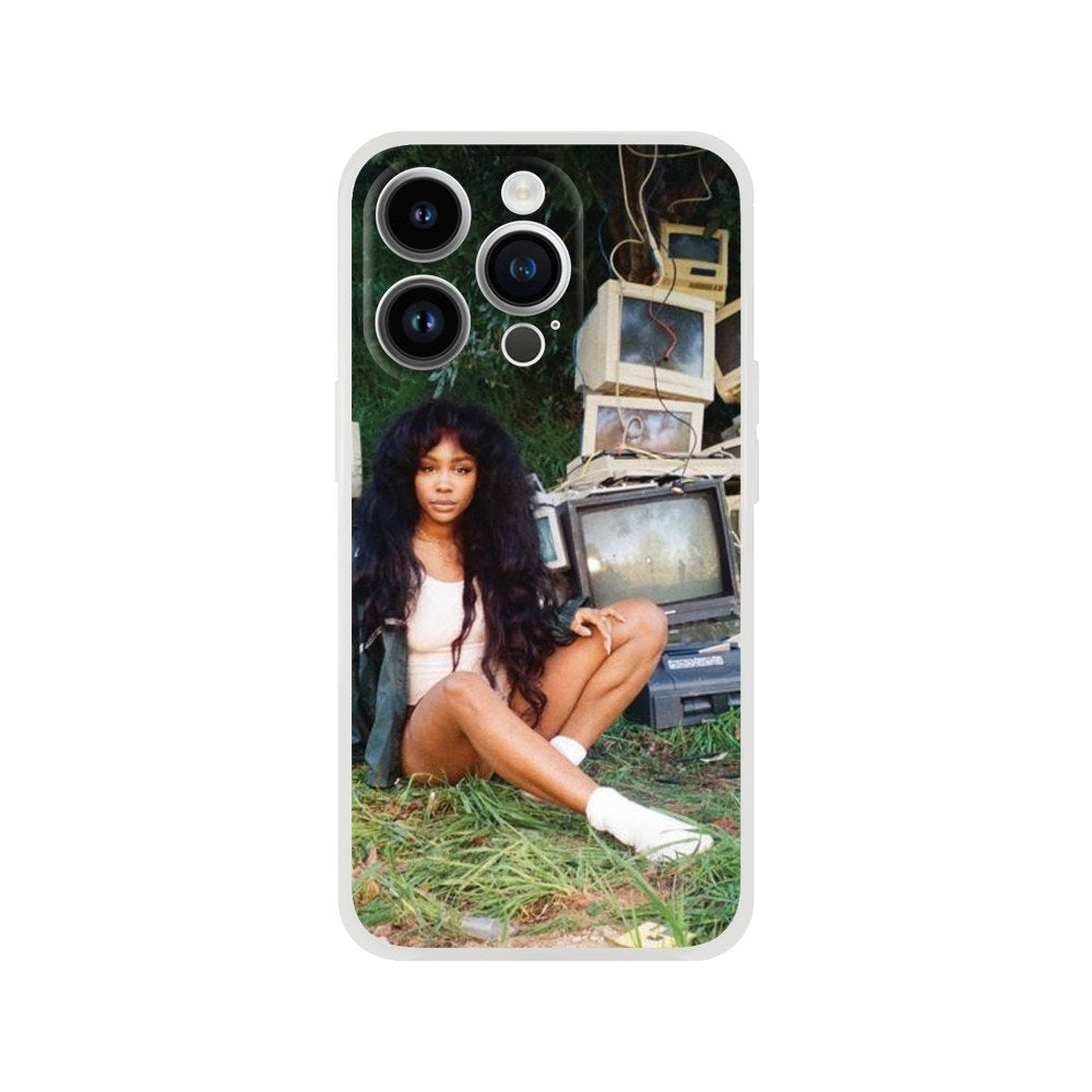 SZA -  CTRL Flexi Case | Transparent Phone Cover with Impact Resistance | Phone Case Music Gift CTRL